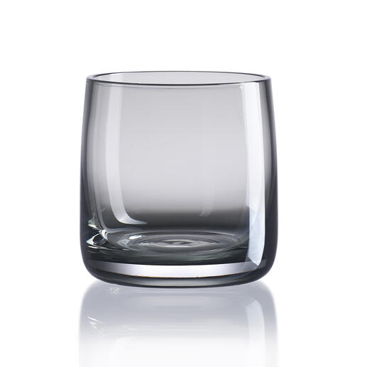 ASA designcollectie Handgeblazen karaf met bijpassende glazen van hoogwaardig gekleurd glas. Ontwerp en vakmanschap van ASA Selection, Duitsland.