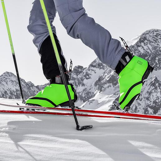 SNÜX® ski-overschoenen Nooit meer koude voeten in skischoenen en dat zonder batterij of snoer. Gepatenteerde hightech-overschoenen, gemaakt van thermoactief Cozytech®.