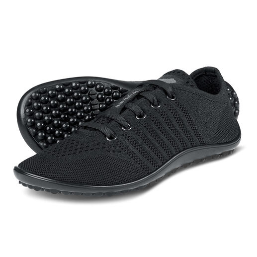 Barfuß-leguano Sneaker in zwart, zijaanzicht.