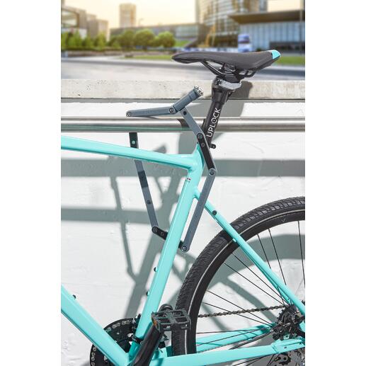 Met het vouwslot (93 cm lang) van gehard, hoogwaardig staal is uw fiets diefstalbestendig vast te zetten.