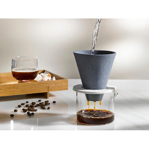 Cerapotta keramisch koffiefilter  Wereldprimeur: koffiefilter van speciaal keramiek met fijne poriën. Voor een onvervalste, pure smaak.