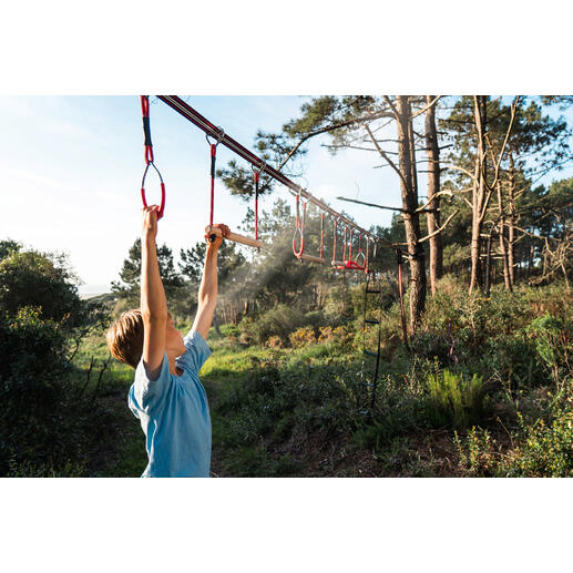 Outdoorparcours Klimmen, glijden, balanceren – het ultieme outdoorparcours voor in uw eigen tuin.