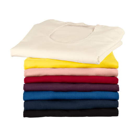 Blazer-shirt Dit gemakkelijk schoon te houden shirt vervangt menigmaal uw blouse.
