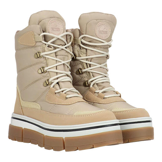 Beige Pajar Ice-Gripper laarzen zonder achtergrond.