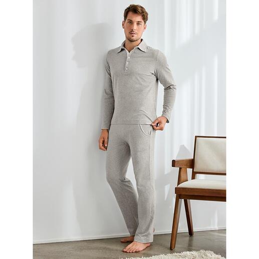 Loungewear-pak, grijs-gemêleerd