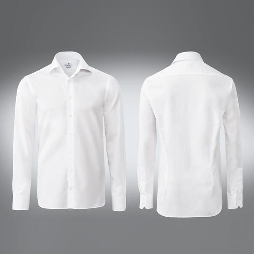 Tailor Fit, 1-knoopsmanchetten, wit Tailor Fit, 1-knoopsmanchetten, wit