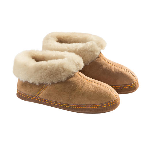 Shepherd lamsvel-pantoffels, dames of heren Een warme bedding voor uw voeten.
