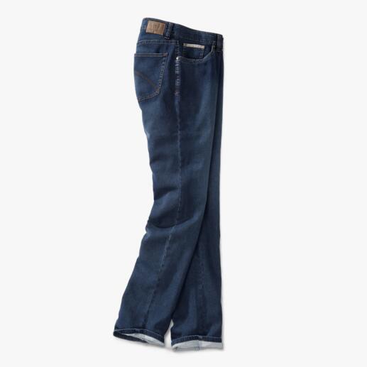 24-uurs-jeans Het uiterlijk van een klassieke spijkerbroek en het comfort van een jogging­broek.