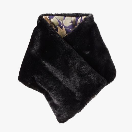 Mason’s Fake-Fur-sjaal Tweevoudig de trend. Italiaans Design. De Fake Fur-sjaal van Mason’s.