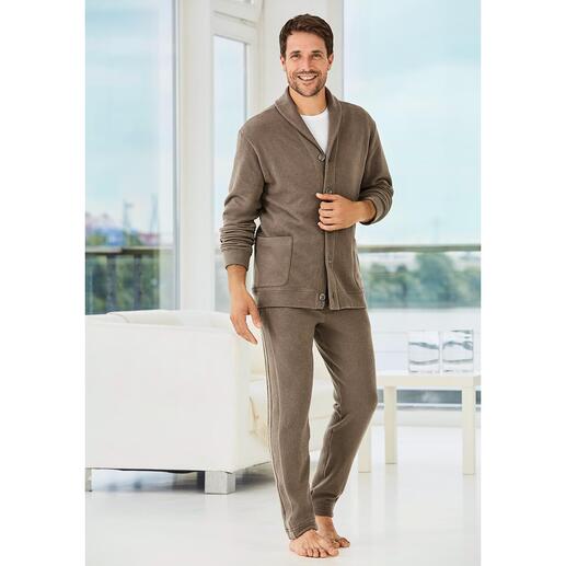 Zimmerli Gentleman Homesuit Het huispak voor de gentleman: Italiaanse Jersey. Elegante snit. Modieuze details. Van Zimmerli.