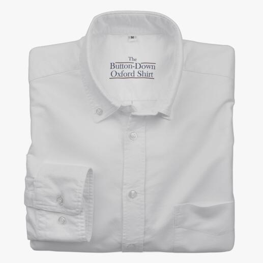 Wit shirt, opgevouwen, met knoopkraag, maat 38 cm.