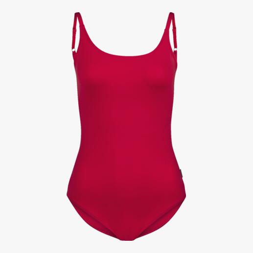 Anita Red Swimsuit Het perfecte basic badpak dat geschikt is voor elk figuur. Eenvoudig en modern. Met een verleidelijk accent.