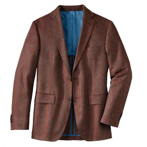 Di Pray zijden colbert in visgraatdessin Ideaal in de zomer: het jasje van zuiver zijde. De decente kleurstelling past bij elke egale tint.