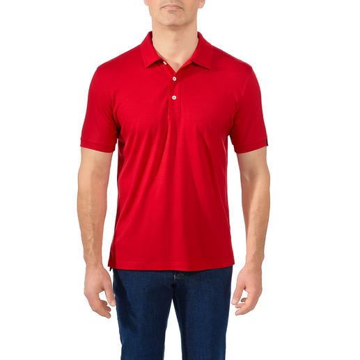 poloshirt, rood poloshirt, rood