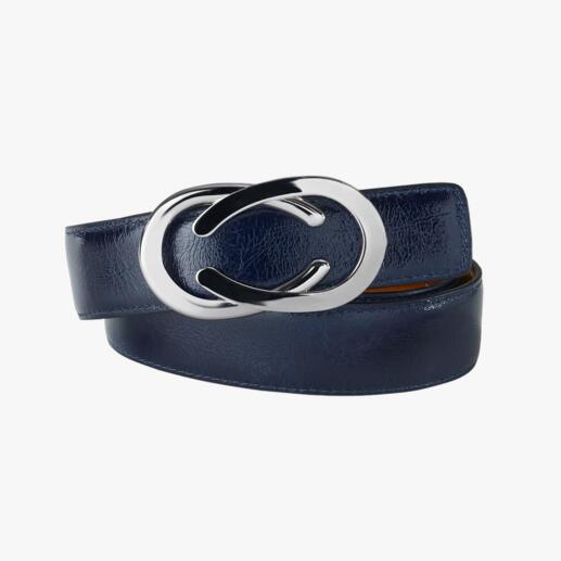 Belts keerbare riem van kreuklakleer Nubuck-kreuklakleer: trendy, chic en robuust. Veelzijdige keerbare riem van Belts.