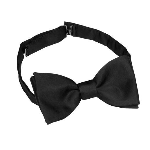 Zwarte zelfbindende vlinderstrik