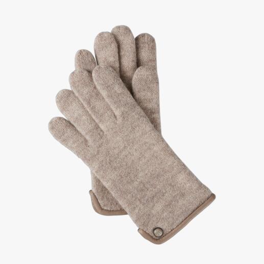 Roeckl handschoenen van walkstof Veel zachter (en weerbestendiger) dan gebruikelijke wollen handschoenen dankzij de fijne walkstof. Van Roeckl.