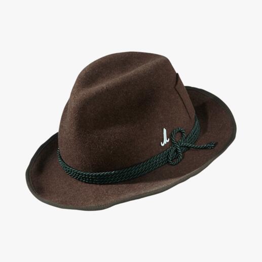 Mühlbauer Traveller-hoed van vilt Elegante, veelzijdige hoed voor elke dag: licht wolvilt. Brede rand. Traveller-model. Van Mühlbauer.