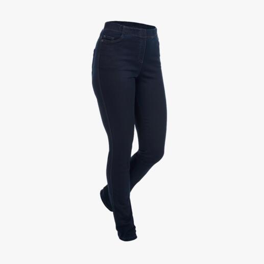 Blue denim jeggings Jeggings: het comfort van een legging. Aanblik van schitterende jeans.