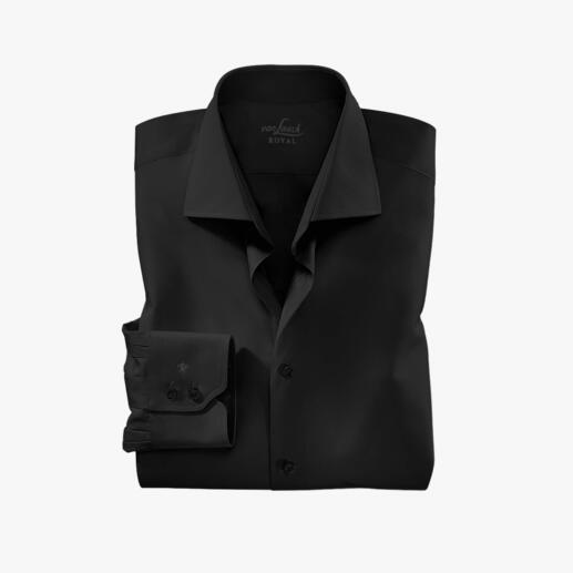 Zwart van Laack premium shirt, gevouwen met sportmanchet