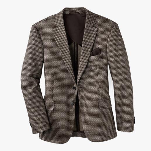Colbert van jersey van wol en zijde Chic als een fijn, op maat gemaakt colbert en comfortabel als uw favoriete vest.