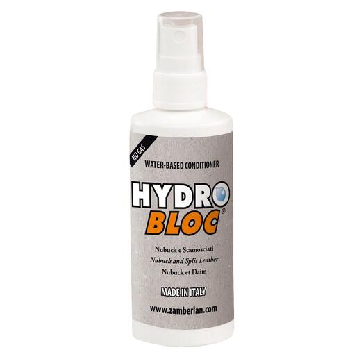 Hydrobloc®-balsem spray voor nubuck en spilt leer in een 110 ml spuitfles.