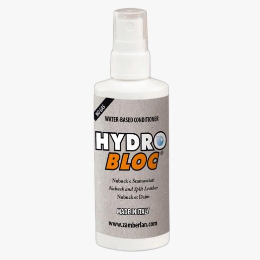 Hydrobloc® balsemspray, 110 ml Hydrobloc® balsemspray verbetert de weerbestendigheid van nubuck- of wildleer.