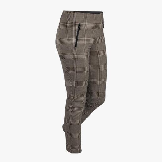 Stark broek met ruitmotief Stijlvol als een zakelijke broek en comfortabel als een legging – comfortabele jerseybroek met een ruitmotief.