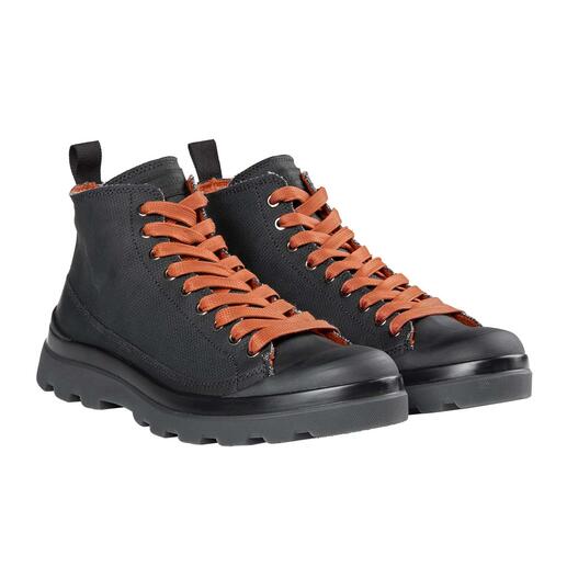 Urban hiking-boots Waterdicht met rubberlaag en warme voering: moderne canvas hiking-boots made in Italy. Van Pànchic.