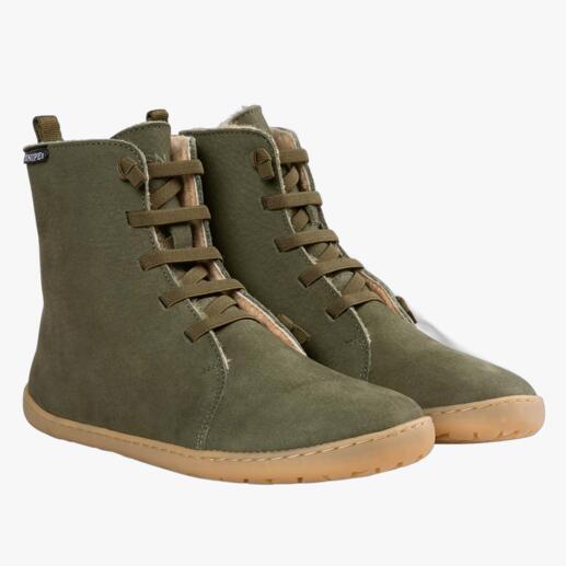 Paar Snipe winterbarefootboots in groen