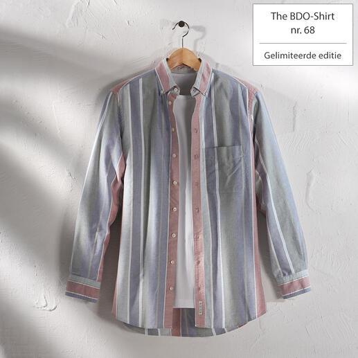 The BDO-shirt, Limited Edition No. 68 Ontdek een goede oude vriend. En vergeet dat een overhemd moet worden gestreken.