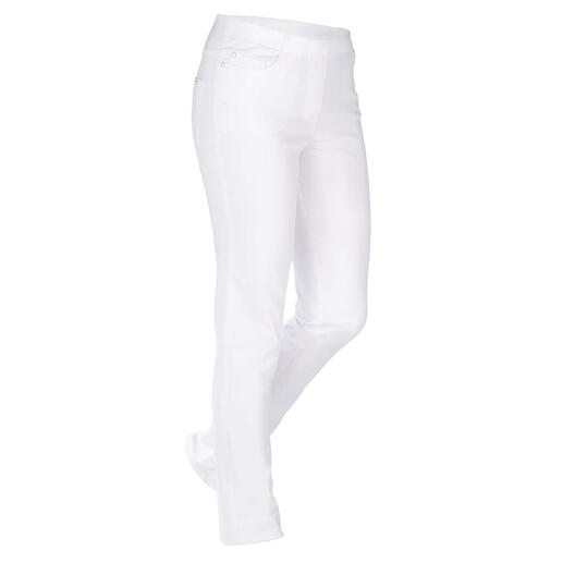 Denim jeggings Jeggings: het comfort van een legging. Aanblik van schitterende jeans.