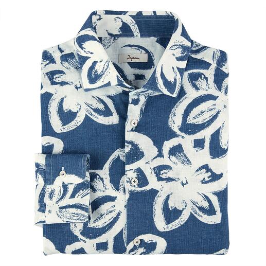 Gebloemd overhemd Moeilijk te vinden: een stijlvol zomeroverhemd dat zo zacht, zo luchtig en zo kreukvrij is.