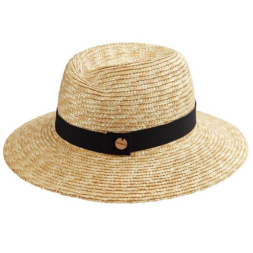 Zahati hoed van stro Tijdloze hoed, handgemaakt van zelfverbouwd stro. Voor een aangename prijs.