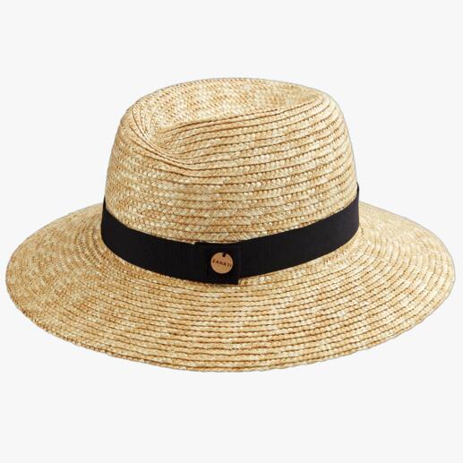 Zahati hoed van stro Tijdloze hoed, handgemaakt van zelfverbouwd stro. Voor een aangename prijs.