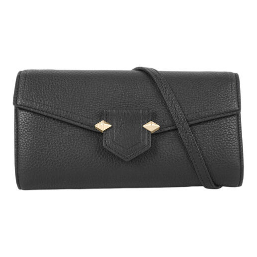 Vooraanzicht van de Pourchet Paris 3-in-1-Bag met gouden details.