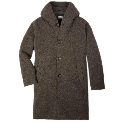 Stapf softwalk-duffelcoat Duffelcoat van de nieuwste generatie: lichte Shetland-softwalk in plaats van zware wollen kostuumstof.