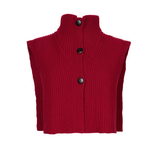Mode Vesten Gebreide vesten senator Gebreid vest blauw-rood gestippeld elegant 