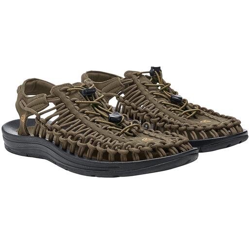 KEEN® outdoor sandals Uneek™ 2 veters + 1 zool = de meest innovatieve outdoor-sandaal van dit moment.