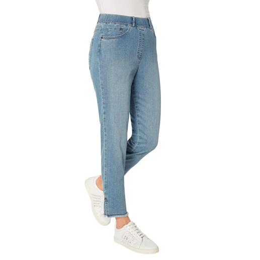 RAPHAELA-BY-BRAX zomer-comfortjeans Gewoon aantrekken en genieten: de heerlijk comfortabele skinny jeans voor de zomer.