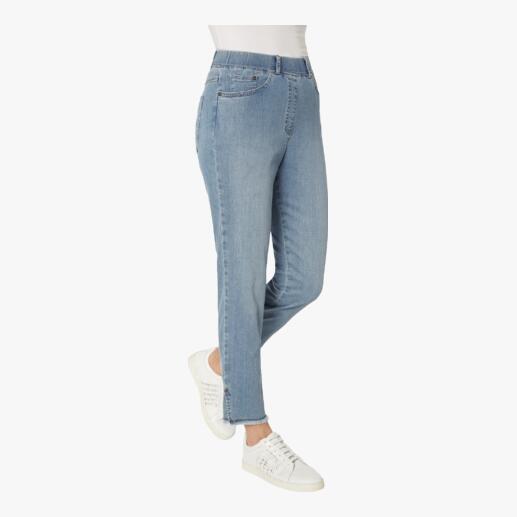 RAPHAELA-BY-BRAX zomer-comfortjeans Gewoon aantrekken en genieten: de heerlijk comfortabele skinny jeans voor de zomer.