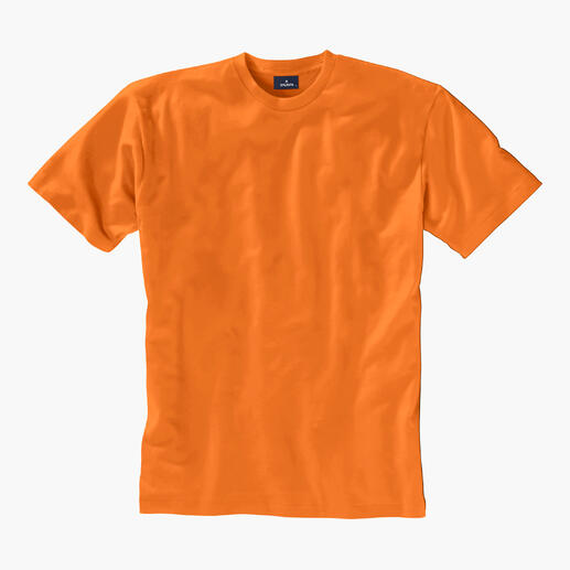 Oranje Ragman T-shirt in maat 44 op een witte achtergrond