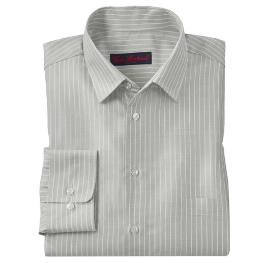 Overhemd van zijde en Tencel Van zijde en Tencel™: het klassiek-elegante gestreepte overhemd voor warm weer.