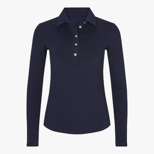 CARUBINA Collection poloshirt voor de winter De perfecte mix tussen een elegante blouse, comfortabel shirt en warme trui.