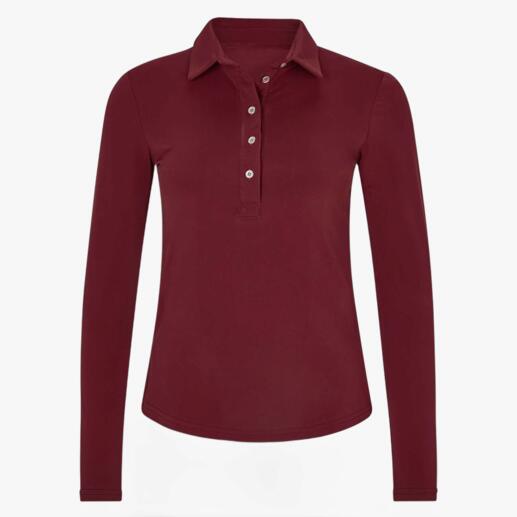 CARUBINA Collection poloshirt voor de winter De perfecte mix tussen een elegante blouse, comfortabel shirt en warme trui.