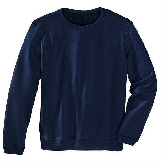 Junghans 1954 sweatshirt met kasjmier Made in Italy: het luxueuze French Terry sweatshirt met zeldzaam aandeel kasjmier.