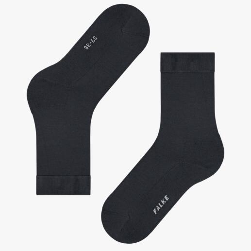 Grijze FALKE ClimaWool sokken voor heren.