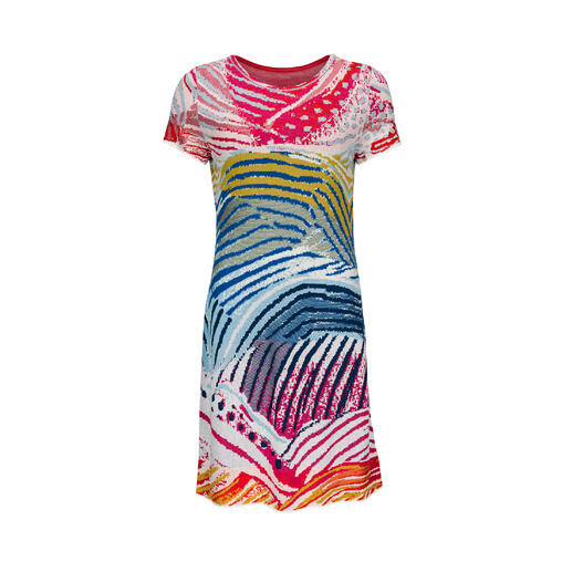IVKO Jacquard-jurk met kleurrijk patroon