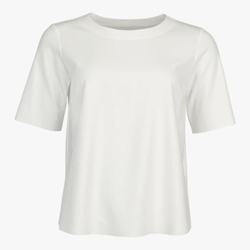 Witte blouse T-shirt van het Vicario Cinque Punto Milano-ensemble, maat 36.