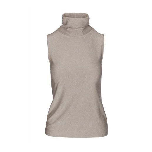 OCONI glamour rolkraagtop op een witte achtergrond.